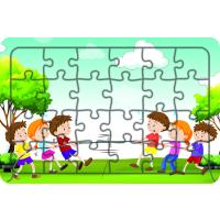 İp Çekme Oyunu 24 Parça Ahşap Çocuk Puzzle Yapboz