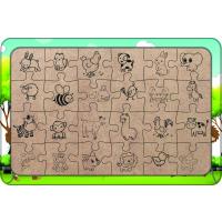 İp Çekme Oyunu 24 Parça Ahşap Çocuk Puzzle Yapboz