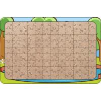Doğadaki Kurbağa 108 Parça Ahşap Çocuk Puzzle Yapboz