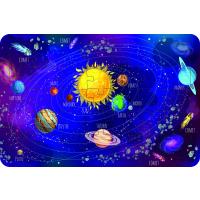 Güneş Sistemi 35 Parça Ahşap Çocuk Puzzle Yapboz Model 1