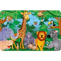 Hayvanlar Alemi 500 Parça Ahşap Puzzle Yapboz