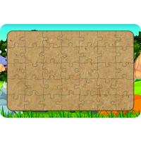 Hayvanlar 35 Parça Ahşap Çocuk Puzzle Yapboz Model 10